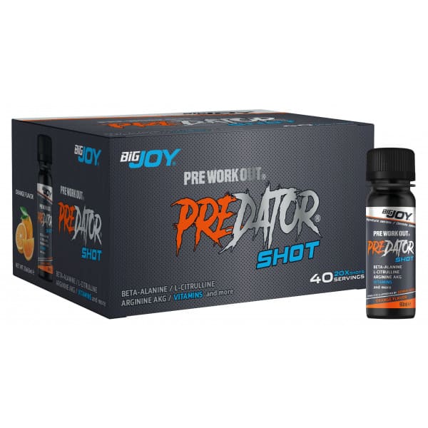 Bigjoy - Predator Shot Аминокислоты, 20 банок, 60 мл