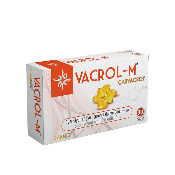 Carmedilac - Vacrol-M Carvacrol, 30 капсул