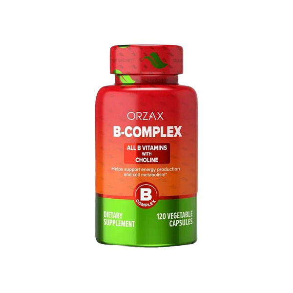 Orzax - B-complex - витамины группы B, 120 капсул