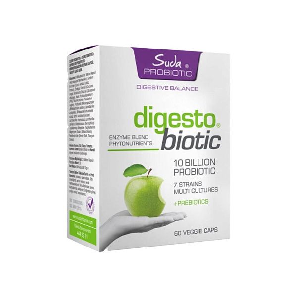 Suda Vitamin - Digesto Biotic - добавка для желудочно-кишечного тракта, 60 капсул