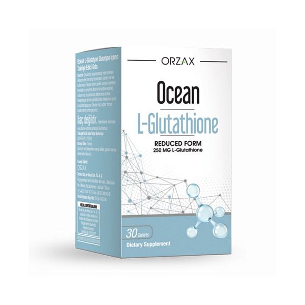 Orzax - L-Glutatyon - Глутатион, 250 мг, 30 таблеток