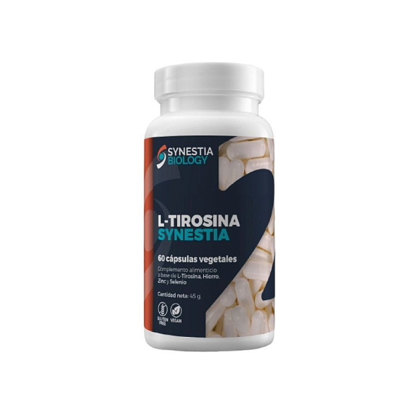 Synestia biology - L-Tirosina - здоровье сердца и сосудов, L-тирозин, микроэлементы, 60 капсул