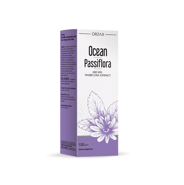 Orzax - Ocean Passiflora - экстракт пассифлоры, мозг и нервная система, здоровый сон, сироп, 150 мл