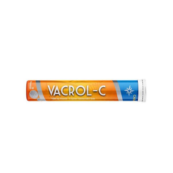 Carmedilac - Vacrol-C - C (аскорбиновая кислота) - 1000 мг, 20 шипучих таблеток