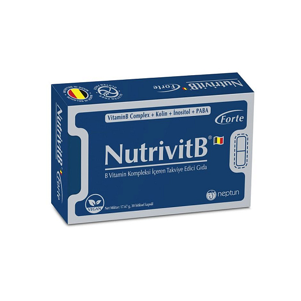 Neptune - Nutrivit B Forte - витамины группы B, 30 капсул