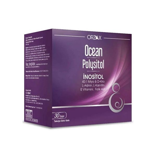 Orzax - Ocean Polysitol - женское здоровье, сердце и сосуды, аминокислоты, 30 пакетиков