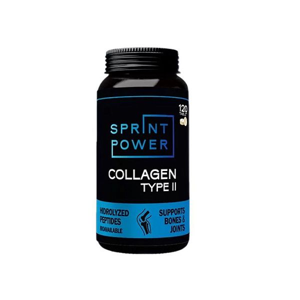 Sprint Power - Коллаген Тип II - C (аскорбиновая кислота), 120 таблеток