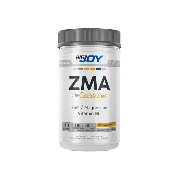 Bigjoy - ZMA - цинк (Zn), магний (Mg), витамин B6, 120 капсул
