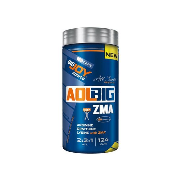 Bigjoy - AOL + ZMA - аминокислоты, 124 капсулы