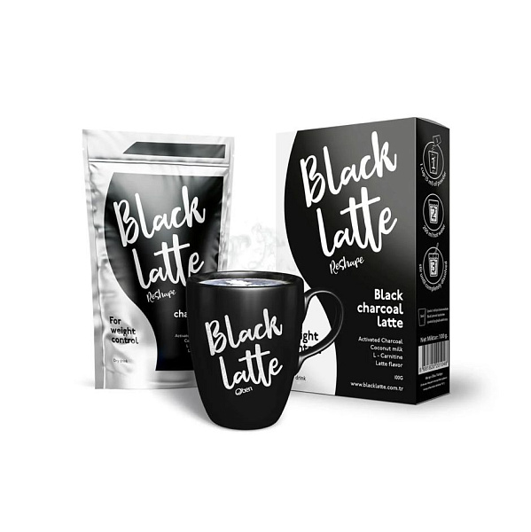 BORK health - Black Latte Кофе для похудения, 100 гр