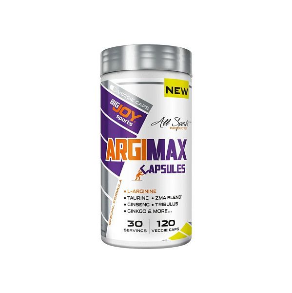 Bigjoy - Argimax - аминокислоты, витамины, микроэлементы, 120 капсул