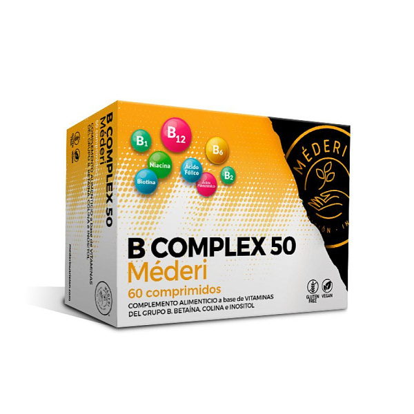 MEDERI nutricion integrativa - B Complex 50 - витамины группы B, 60 таблеток
