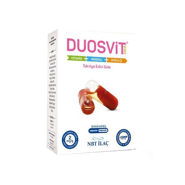 NBT Life - Duosvit DHA - омега-3, витамины, микроэлементы, 30 капсул