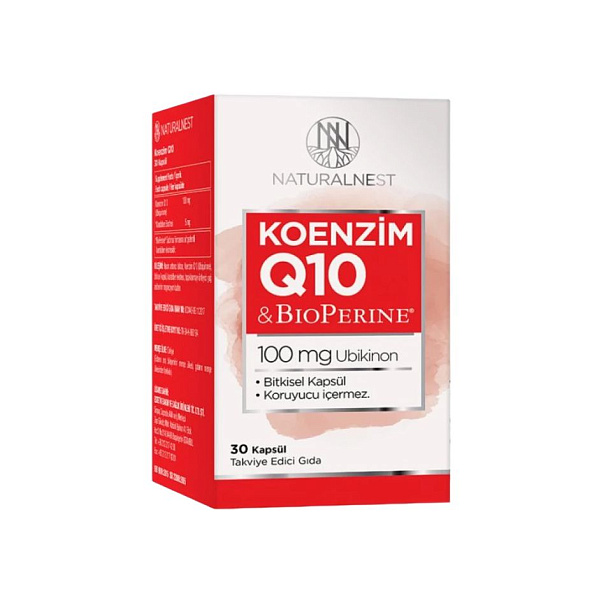 Naturalnest - Coenzyme Q10 - коэнзим Q10, 30 капсул