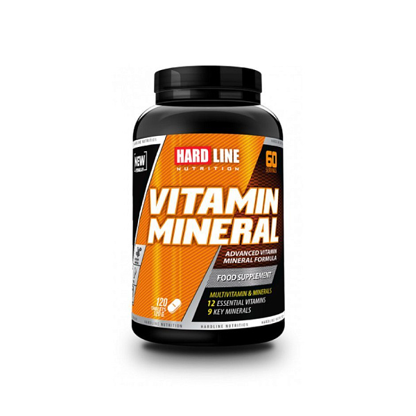Hardline - Vitamin Mineral - витамины, минералы, 120 таблеток