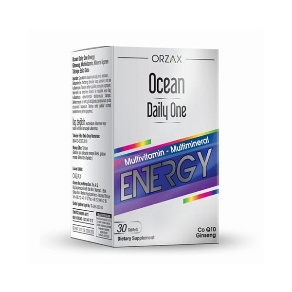 Orzax - Energy - мультивитамин, микроэлементы, 30 таблеток