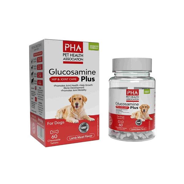 Pet Health Association - Glucosamine Dog - глюкозамин, хондроитин, 60 таблеток