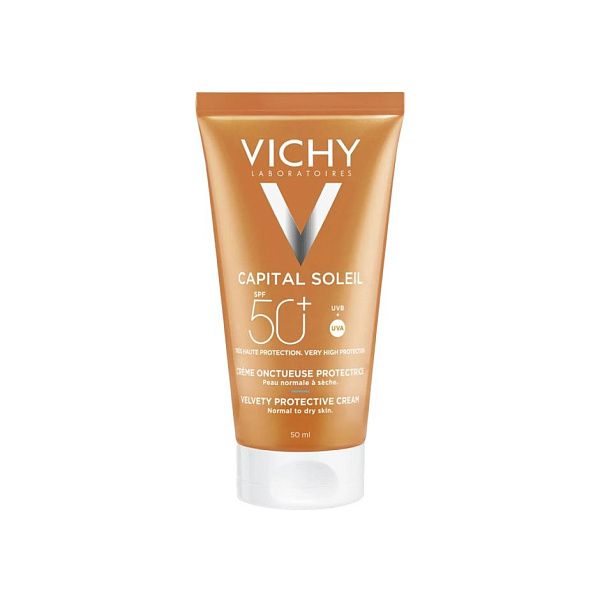 Vichy - Capital Soleil Velvety SPF 50 Солнцезащитный крем для лица, 50 мл