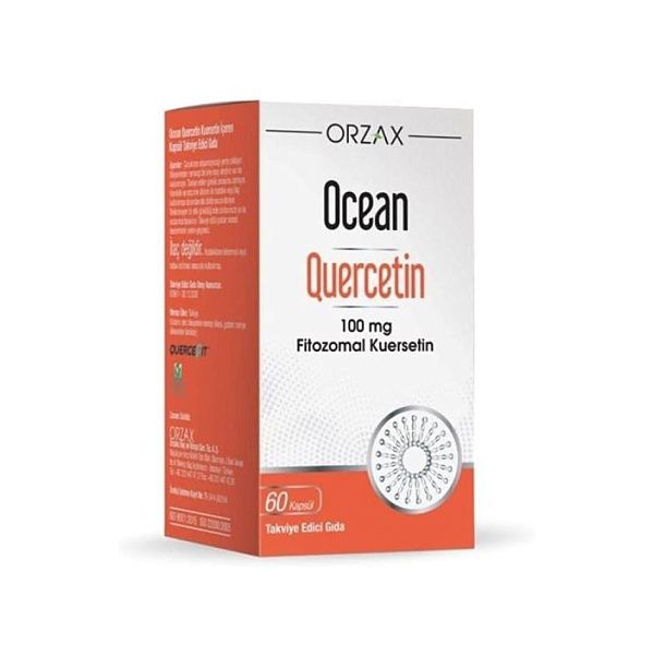 Orzax - Ocean Liposomal Quercetin - липосомальный кверцитин, 100 мг, 60 капсул