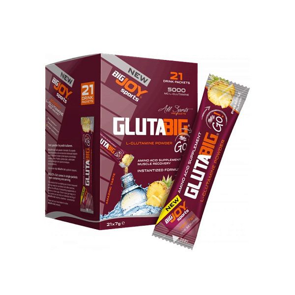 Bigjoy - Glutabig Go! - L-глутамин, 21 пакетик