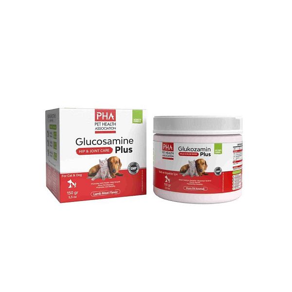 Pet Health Association - Glucosamine Powder - глюкозамин, хондроитин, порошок, 150 гр
