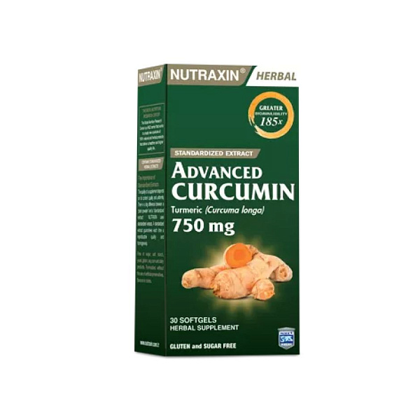 Nutraxin - Advanced Curcumin - Куркумин, 30 капсул