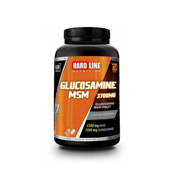 Hardline - Glucosamine MSM - глюкозамин, МСМ, 120 таблеток