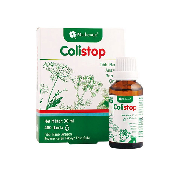 Medicago - Colistop, капля для желудка и кишечника, 30 мл