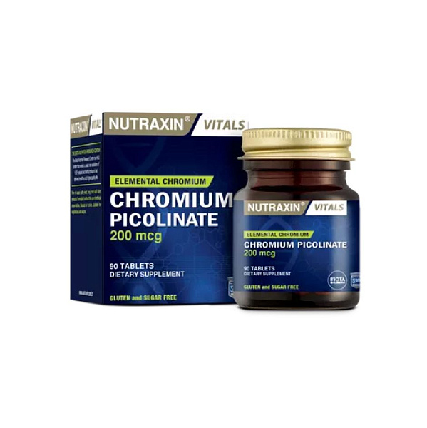 Nutraxin - Chromium Picolinate - хром (Cr), 90 таблеток