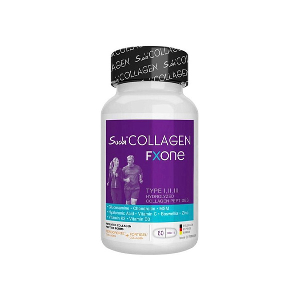 Suda Collagen - Collagen FXONE - укрепление суставов, коллаген, витамины, микроэлементы, 60 таблеток