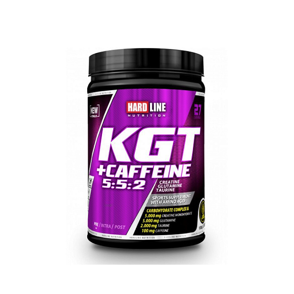Hardline - KGT - креатин, глютамин, таурин, кофеин, 1 000 гр