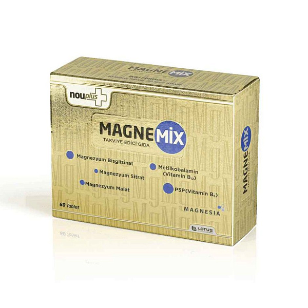 Nouplus - Magnemix - магний (Mg), 60 таблеток