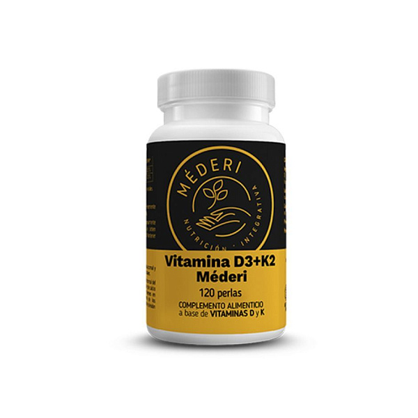 MEDERI nutricion integrativa - VITAMINA D3+K2 - витамин D3 - 4000 МЕ; витамин K2 - 90 мкг, 120 капсул