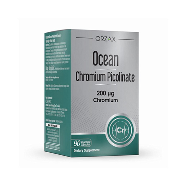 Orzax - Хром Пиколинат - хром (Cr), 90 капсул